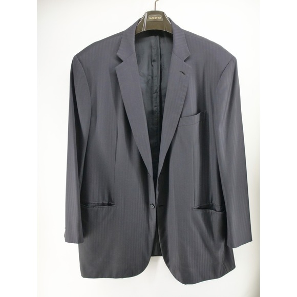 BRIONI SECOLO WOOL 2 BUTTON Black BLAZER JACKET SZ 50 L‎